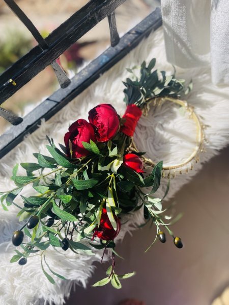 مسكه حنه مميزه مع رمان و زيتون